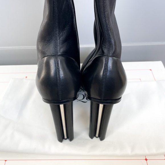 Alexander McQueen Over the Knee Knee-High Leather Boots - Picture 10 of 13